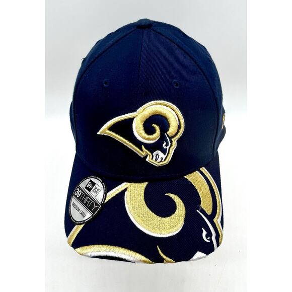 Brand New St Louis Rams 39thirty Fitted Cap Baseball Hat Size Medium-Large - Picture 3 of 12